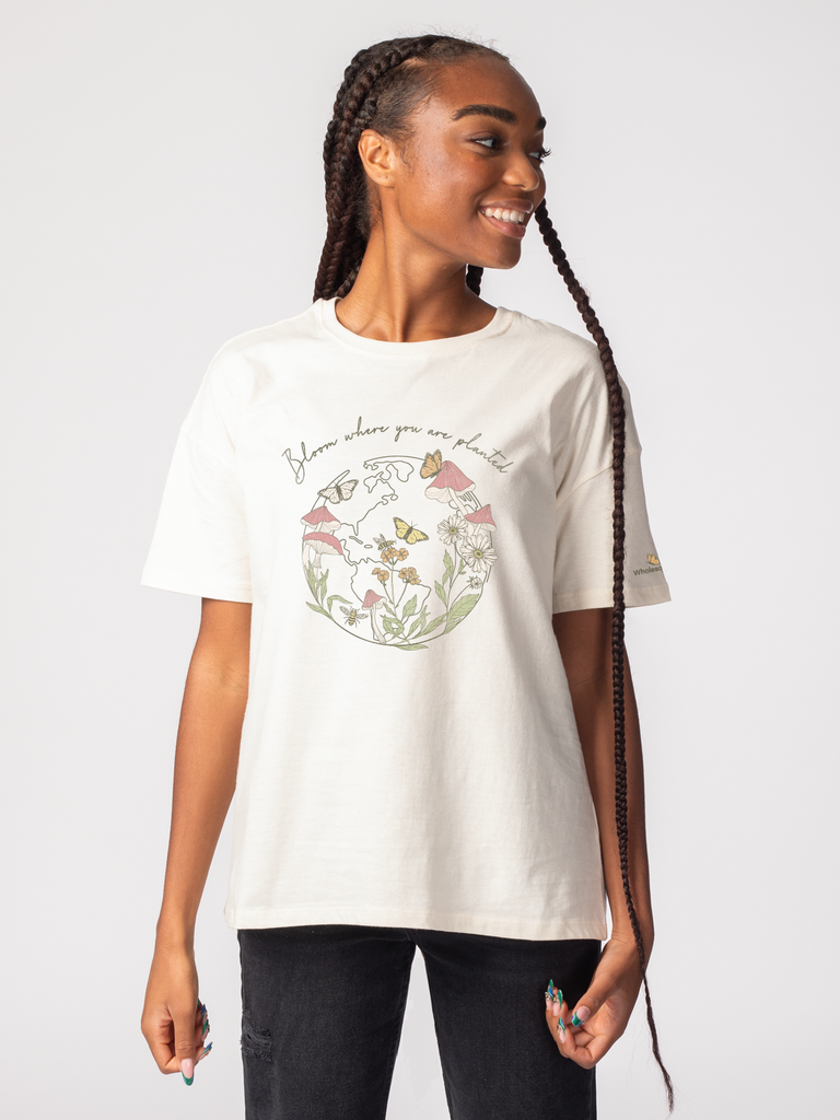 Bloom Where You Are Planted 2.0 Oversized Tee