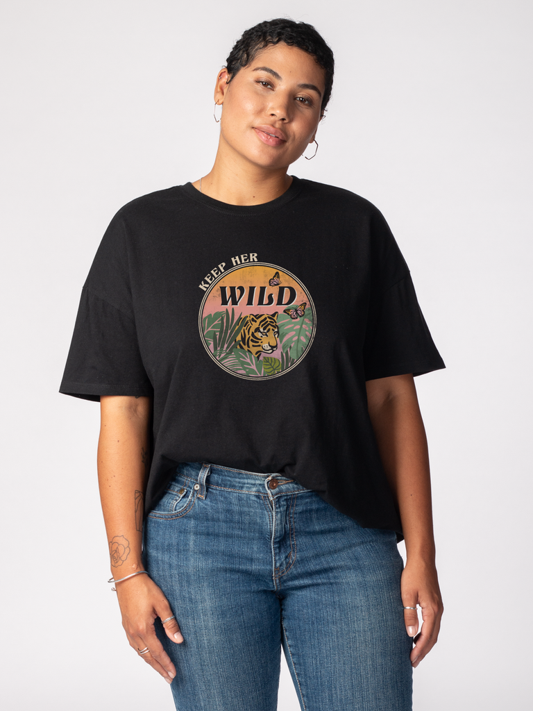 Keep Her Wild 2.0 Oversized Tee