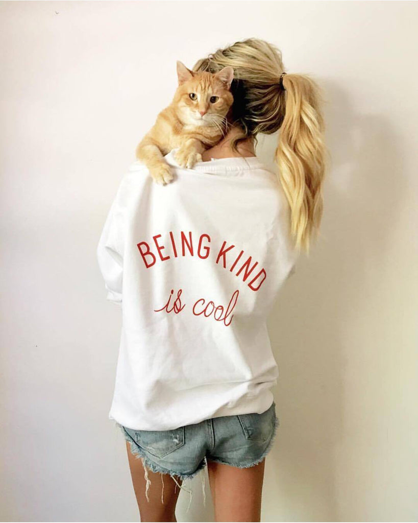 Being Kind Is Cool Sweatshirt