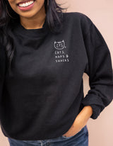 Cats Naps & Snacks Sweatshirt